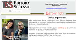 Desktop Screenshot of editorasucesso.com.br